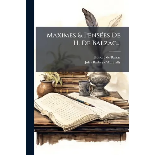 Maximes & Pensées De H. De Balzac...