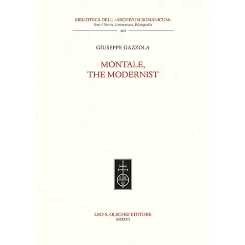 Montale, the Modernist
