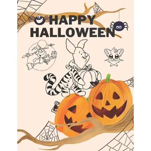 Happy Halloween: Coloring Book For Kids