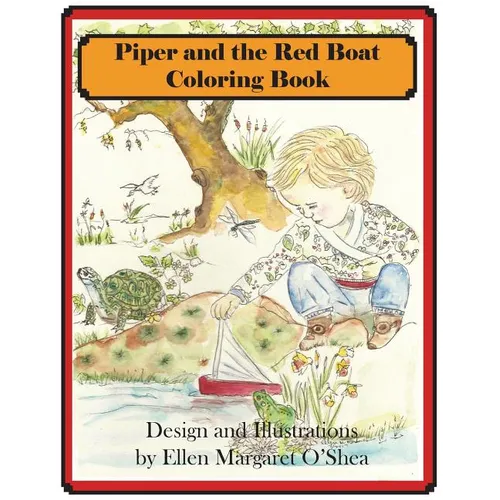Piper and the Red Boat Coloring book