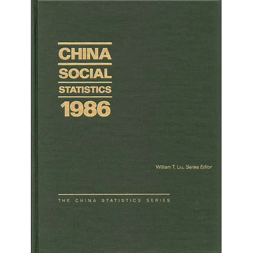 China Social Statistics 1986