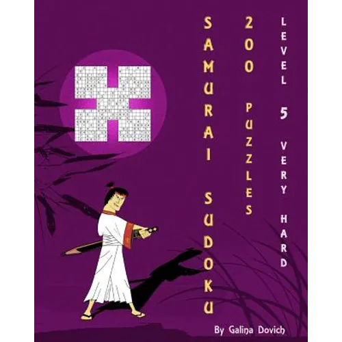 Samurai Sudoku 200 Puzzles: Level 5 Very Hard