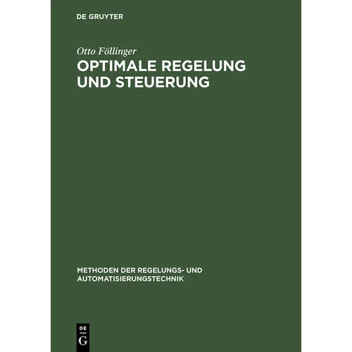 Optimale Regelung Und Steuerung