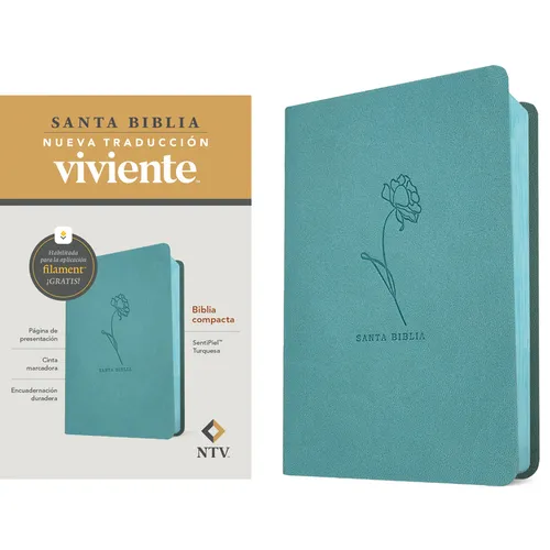 Biblia Compacta Ntv, Con Filament (Sentipiel, Turquesa)