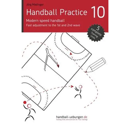 Handball Practice 10 - Modern speed handball: Fast adjustment to the 1st and 2nd wave