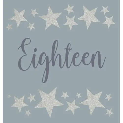 Happy 18th Birthday Guest Book (Hardcover): Happy Eighteenth Birthday Guest book, party and birthday celebrations decor, memory book, 18th birthday, h