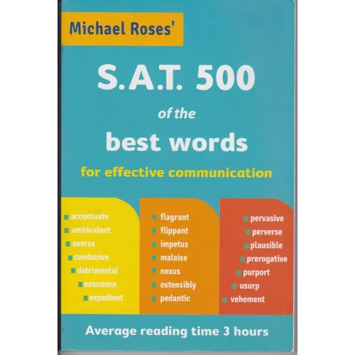 SAT 500 of the Best Words
