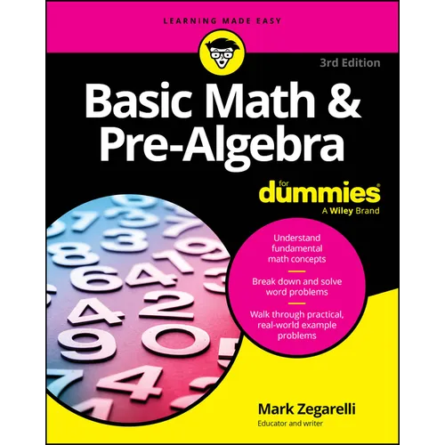 Basic Math & Pre-Algebra for Dummies