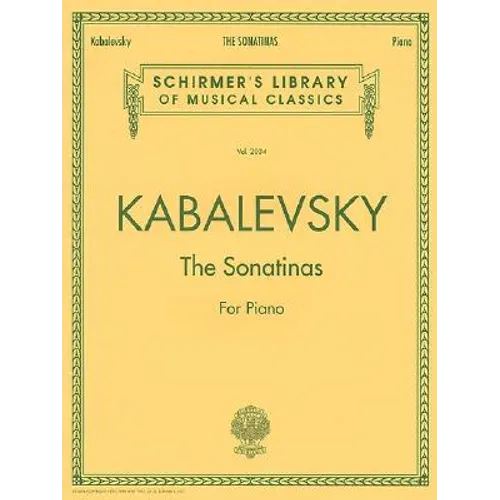 The Sonatinas: Schirmer Library of Classics Volume 2034 Piano Solo