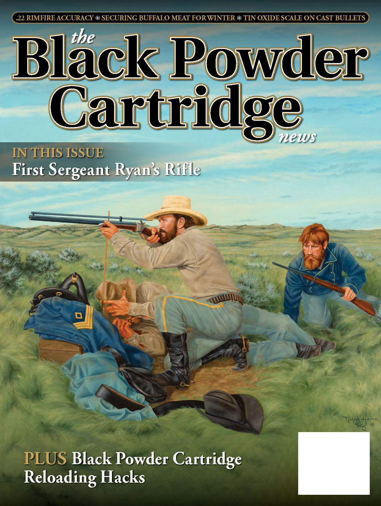 Black Powder Cartridge News - Spring 2026: First Sergeant Ryan’s Rifle, Tin Oxide Scale on Cast Bullets, Securing Buffalo Meat For Winter, .22 Rimfire Accuracy Guide, Reloading Hacks & More!