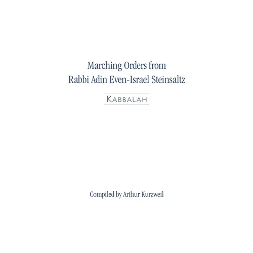 Marching Orders: Kabbalah