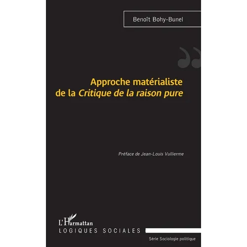 Approche matérialiste de la Critique de la raison pure