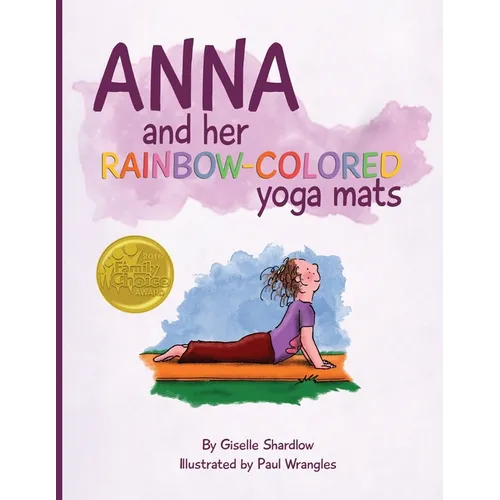 Anna and her Rainbow-Colored Yoga Mats