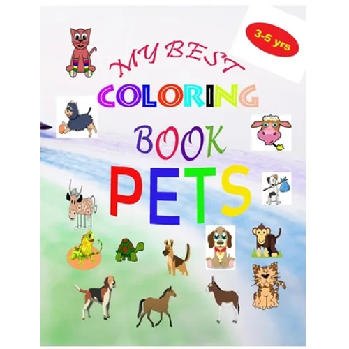 My Best Coloring Book Pets
