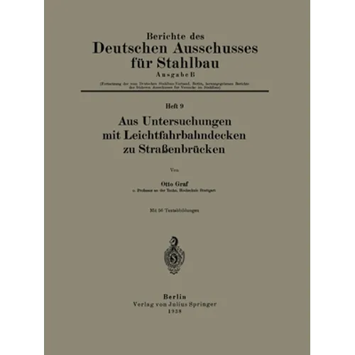 Aus Untersuchungen mit Leichtfahrbahndecken zu Straßenbrücken