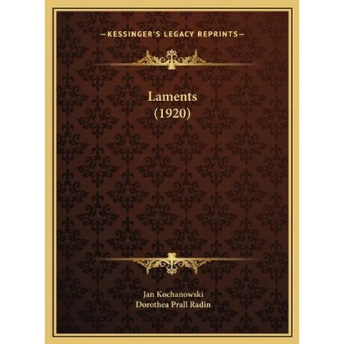 Laments (1920)
