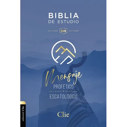 Rvr, Biblia de Estudio del Mensaje Profético Y Escatológico, Tapa Dura, Interior a DOS Colores
