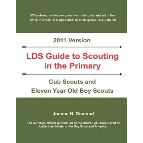 LDS Guide to Scouting in the Primary