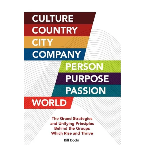 Culture, Country, City, Company, Person, Purpose, Passion, World: The Grand Strategies and Unifying Principles Behind the Groups Which Rise and Thrive