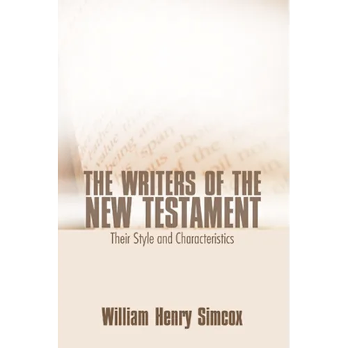 The Writers of the New Testament