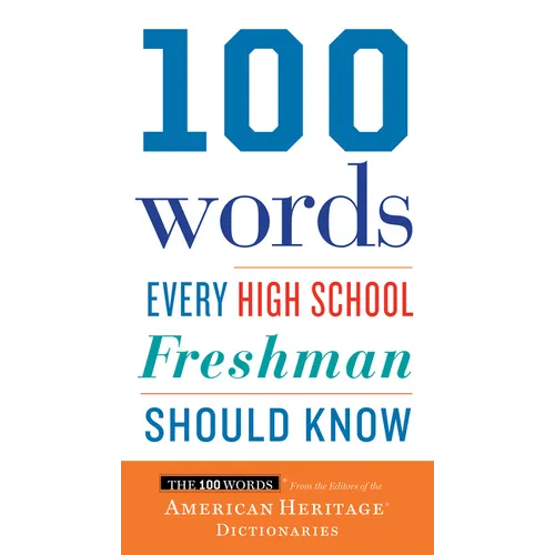 100 Words Every High School Freshman Should Know