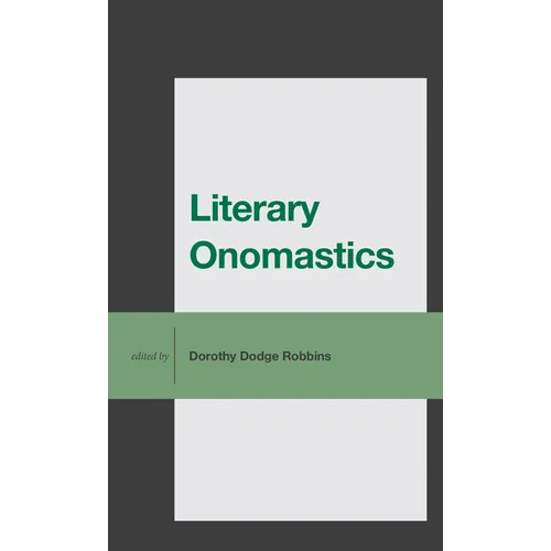 Literary Onomastics