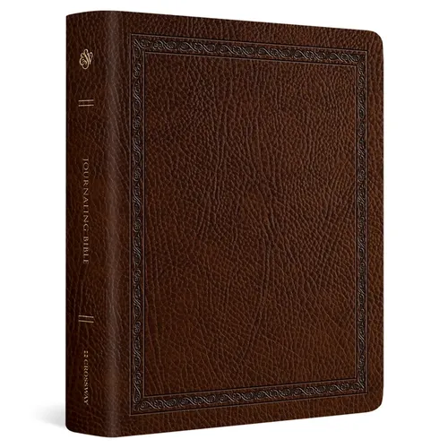 ESV Journaling Bible (Bonded Leather, Mocha, Threshold Design)