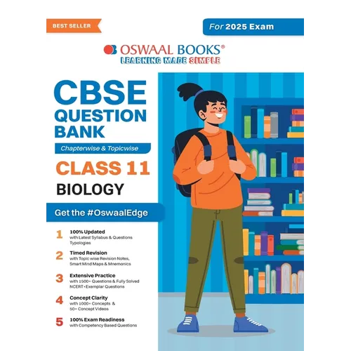 Oswaal CBSE Question Bank Class 11 Biology, Chapterwise and Topicwise Solved Papers For 2025 Exams
