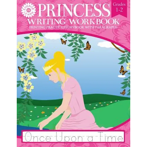 Princess Writing Workbook Printing Practice Storybook with Paragraphs