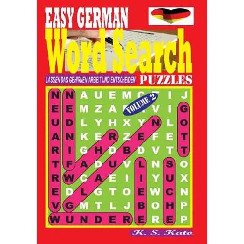 EASY GERMAN Word Search Puzzles. Vol. 2