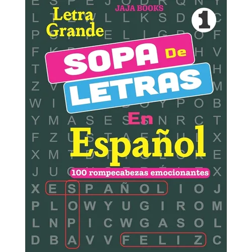 SOPA De LETRAS En Español; Vol. 1