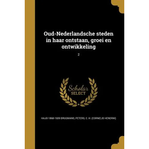 Oud-Nederlandsche steden in haar ontstaan, groei en ontwikkeling; 2