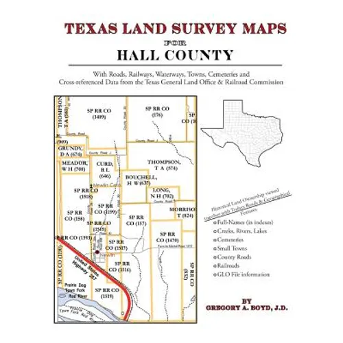 Texas Land Survey Maps for Hall County