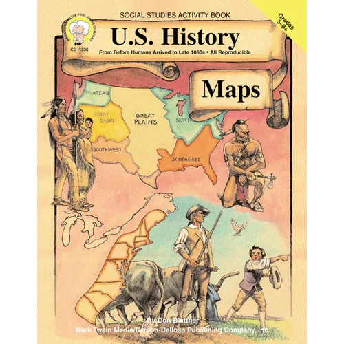 U.S. History Maps, Grades 5 - 8