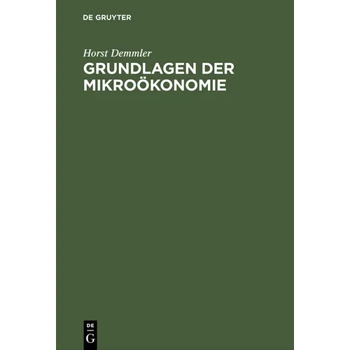 Grundlagen Der Mikroökonomie