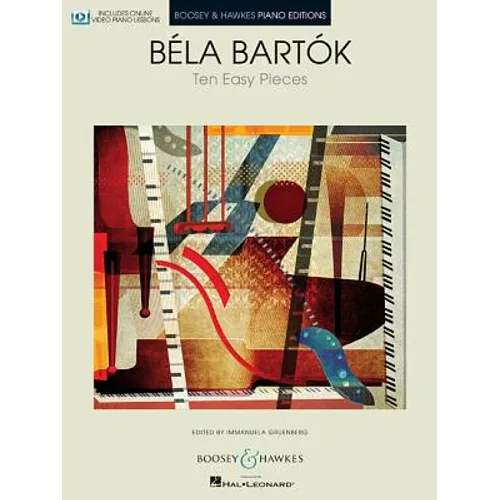 Bartok: Ten Easy Pieces for Piano (Book/Online Media)