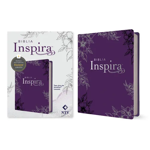 Biblia Inspira Ntv Con Filament (Tapa Dura de Sentipiel, Lavanda)