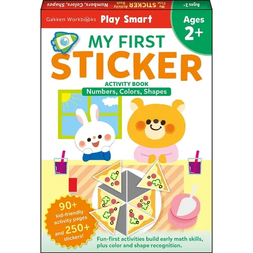 Play Smart My First Sticker Numbers, Colors, Shapes: For Ages 2+