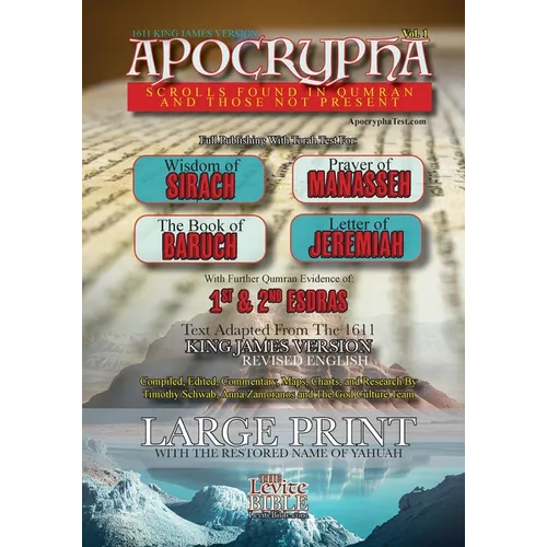 Apocrypha Scrolls Found In Qumran And Those Not Present Vol. 1: 1611 King James Version