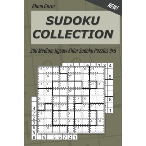 Sudoku Collection: 200 Medium Jigsaw Killer Sudoku Puzzles 9x9