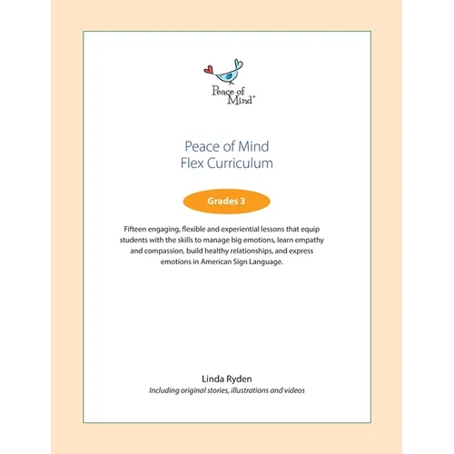Peace of Mind Flex Curriculum for Grade 3