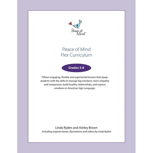 Peace of Mind Flex Curriculum Grades 5-8