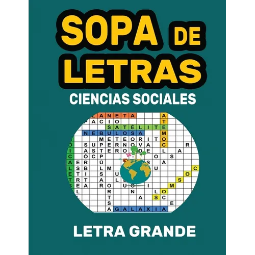 Sopa de Letras en Español Vol. 3: Edicion de Ciencias Naturales. 100 Busca Palabras Para Adultos y Niños con Letras Grande - Pasatiempo Para Ejercitar