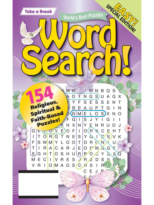 World's Best Puzzle - Word Search 25.02.28: Over 154 Puzzles, Religion-Themed, Faith-Based Puzzles, Spirituality, Great Gift For A Family Or Friend, Unwind & Sharpen Your Brain!