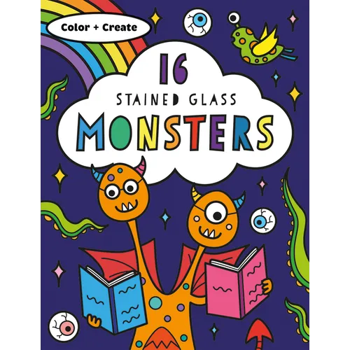 Stained Glass Coloring Monsters