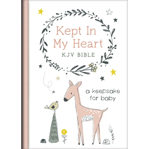 Kept in My Heart KJV Bible [Coral Woodland]