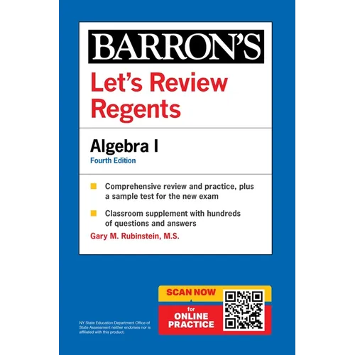 Let's Review Regents: Algebra I, Fourth Edition