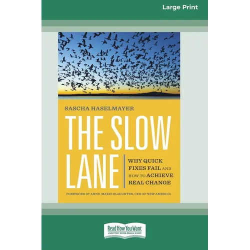 The Slow Lane: Why Quick Fixes Fail and How to Achieve Real Change (16pt Large Print Edition)