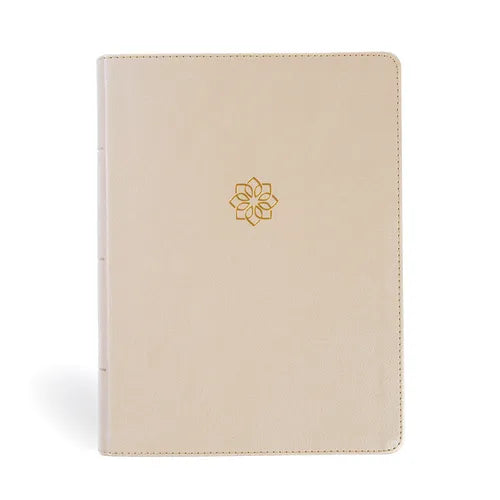 CSB Study Bible, Large Print, Digital Study Edition, Gold Leathertouch, Indexed