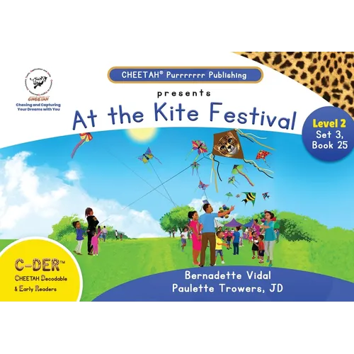 C-DER (Cheetah decodable & early readers) Set3, book25. At the kite festival
